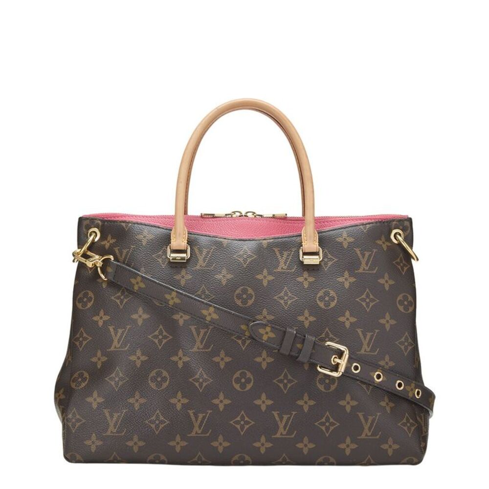 Louis Vuitton Pink Monogram Coated Canvas Pallas (Authentic Pre-Loved)
